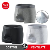 Menaful™ 3Pcs-M1751-3D / L / 3PCS 3 Pcs Sexy Organic Cotton Boxers Shorts