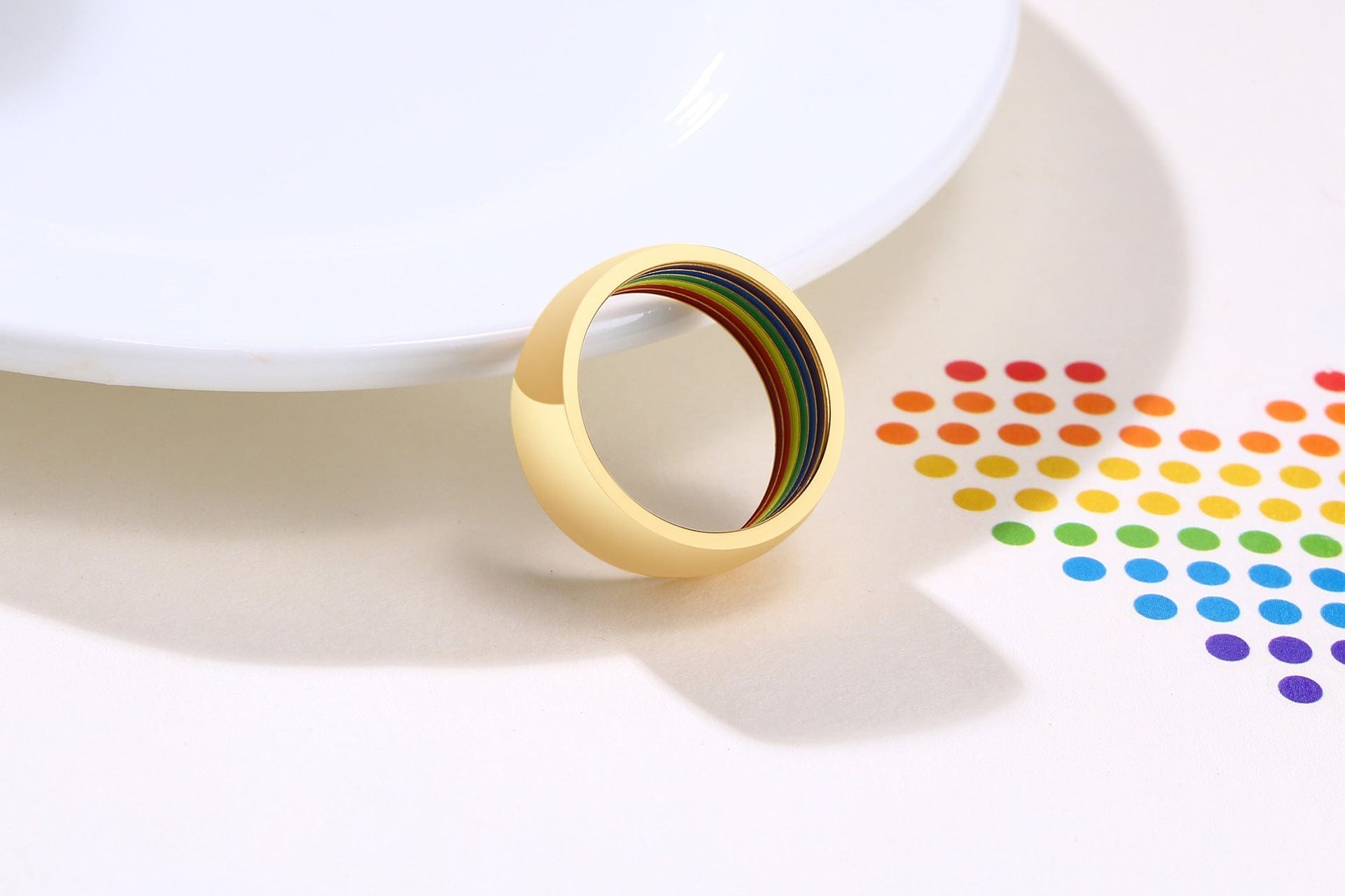 Menaful™ 8MM Rainbow Ring PR-023
