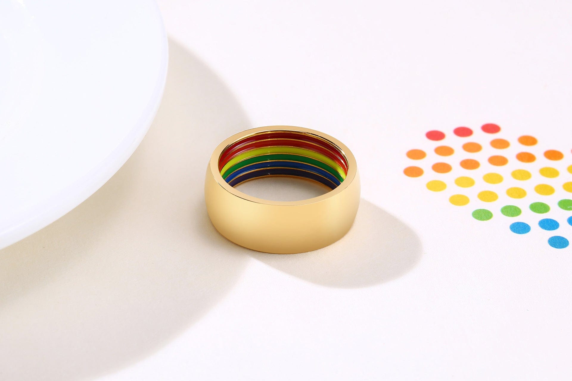 Menaful™ 8MM Rainbow Ring PR-023