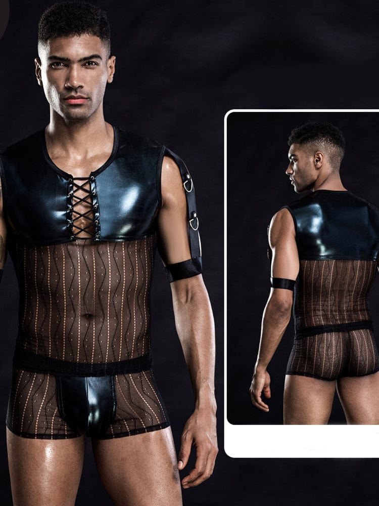 menaful Apparel & Accessories > Clothing > Suits Sexy Men's Waiter Cosplay Suit Uniform