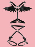 menaful Black / 1 SET(A+B) Wing shape strap