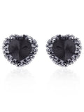menaful Black / Heart Black Lace Nipple Stickers