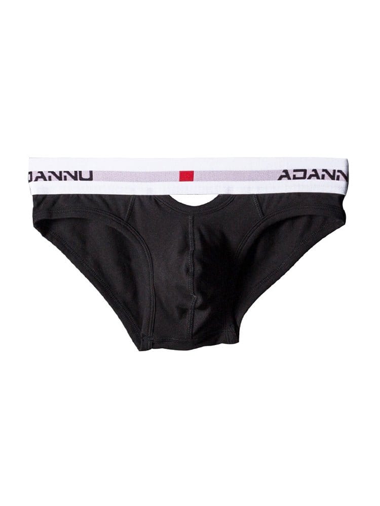 menaful Black / M Hollow Men's Sexy Briefs