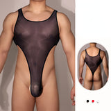 Menaful™ black / one-size Men's Transparent Suspenders Jumpsuit