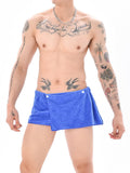 menaful Blue / 140*20 cm Men's Wearable Bath Towel Pants