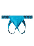 menaful Blue / M Double Waistband Stretch Thong
