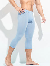 menaful Blue / M U Convex Slim Fit Leggings