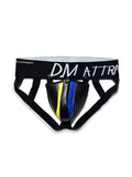 menaful Blue+Yellow / M Low Waist Sexy Color Blocking Double Thong