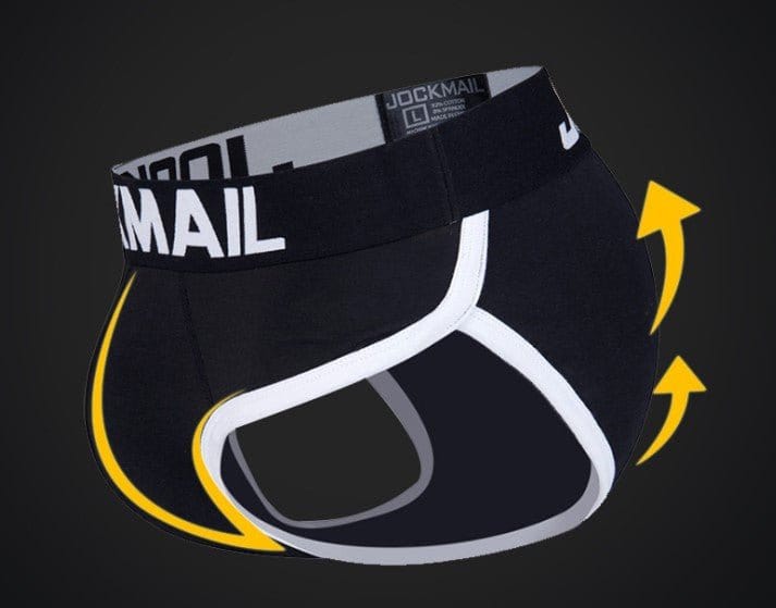 menaful Bottoms 3D Padded Push Up Boxer Briefs