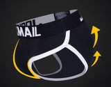 menaful Bottoms 3D Padded Push Up Boxer Briefs