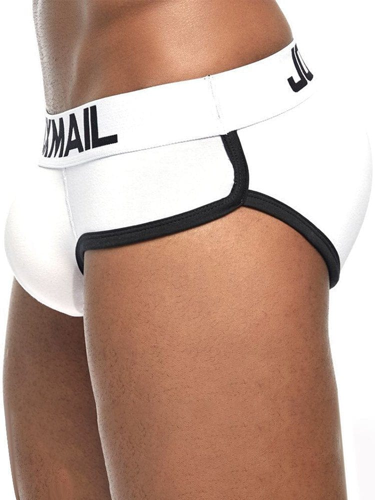 menaful Bottoms White / M 3D Padded Push Up Boxer Briefs