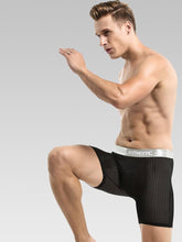 menaful Boxers Briefs & Midway Briefs 3 Pack Men's Ice Silk Breathable Boxers Briefs