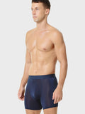 menaful Boxers Briefs & Midway Briefs 3 Pcs Ice Silk Breathable Sports Boxers Briefs