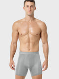 menaful Boxers Briefs & Midway Briefs 3 Pcs Ice Silk Breathable Sports Boxers Briefs
