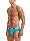 menaful Briefs 2 Pack Men's Rainbow Waistband Big Pouch Briefs
