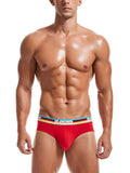 menaful Briefs 2 Pack Men's Rainbow Waistband Big Pouch Briefs