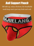 menaful Briefs 3 Pack Mesh Support Pouch Briefs