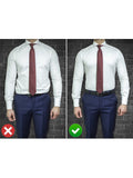 menaful Business Shirt Wrinkle-proof Clip