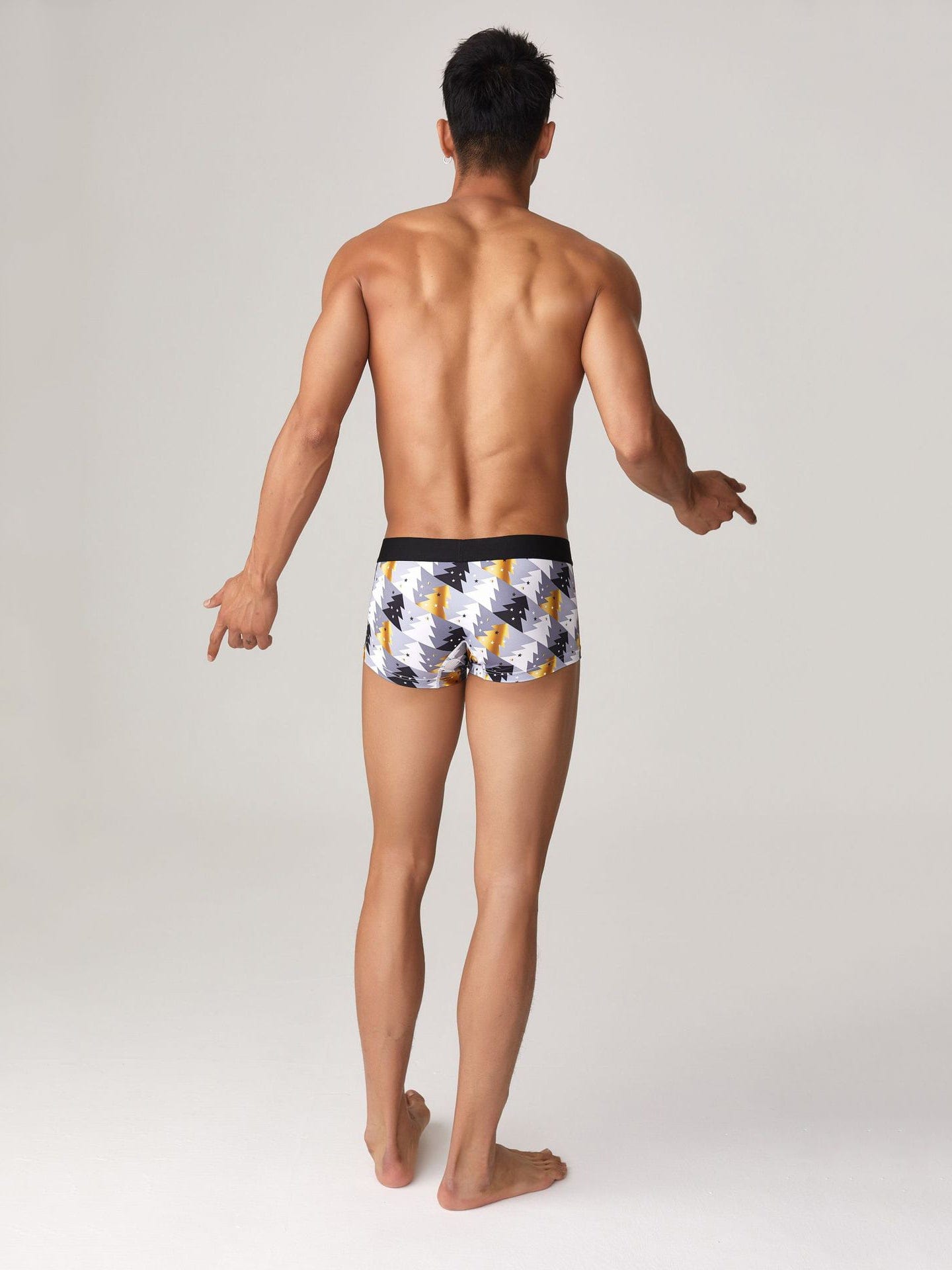 menaful Christmas Tree Boxer Briefs