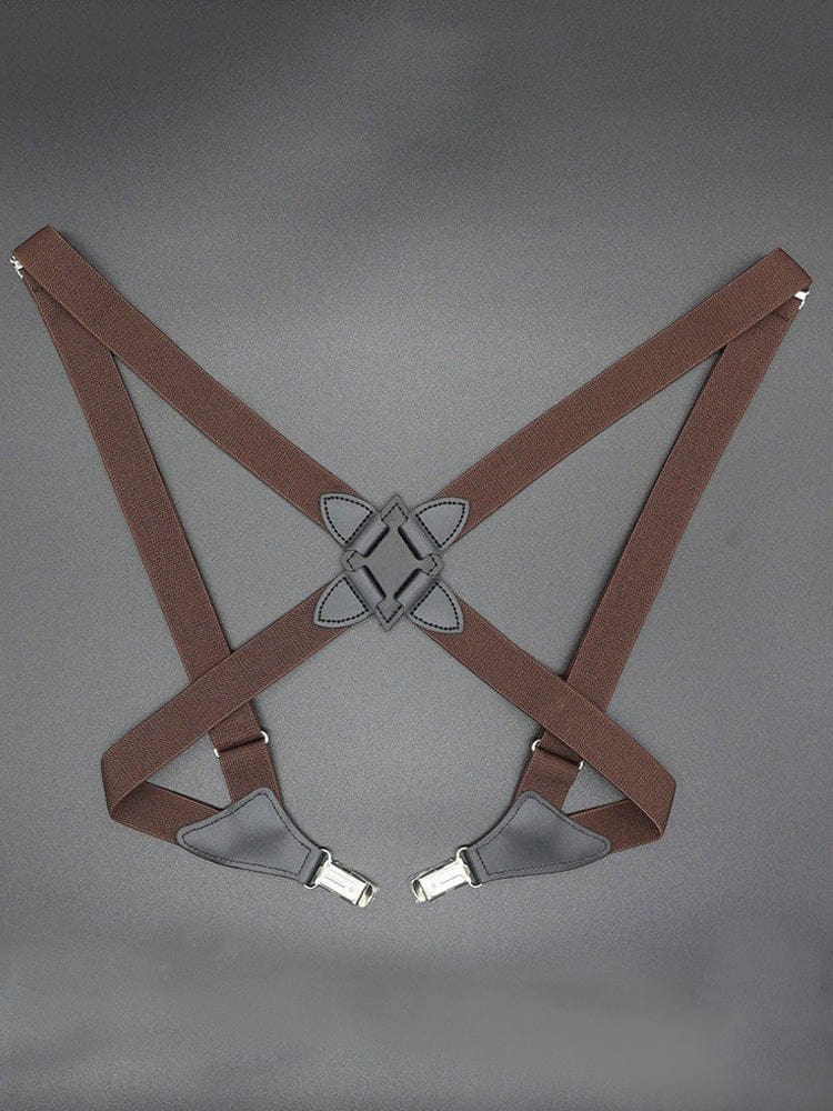 menaful Coffee Elastic Pants Holster Clip - 2.5cm