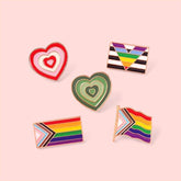 menaful Creative Rainbow Flag Pin