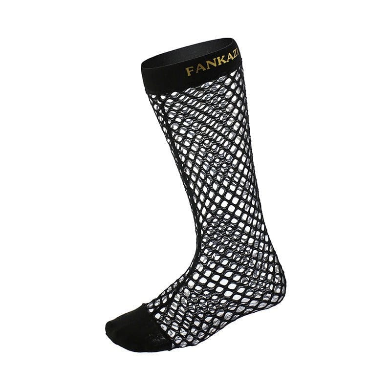 menaful Cutout Mesh Men's Fishnet Socks
