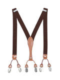 menaful Dark Brown Two-layer British Shoulder Strap