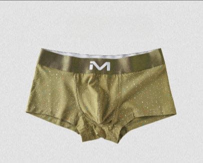 Menaful™ earthy yellow / M Men's Breathable Galaxy Print Boxer Briefs