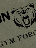menaful Explosion Bear Men's Short Sleeve T-Shirt