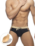 menaful Gold / M Simple And Sexy Close-fitting Briefs