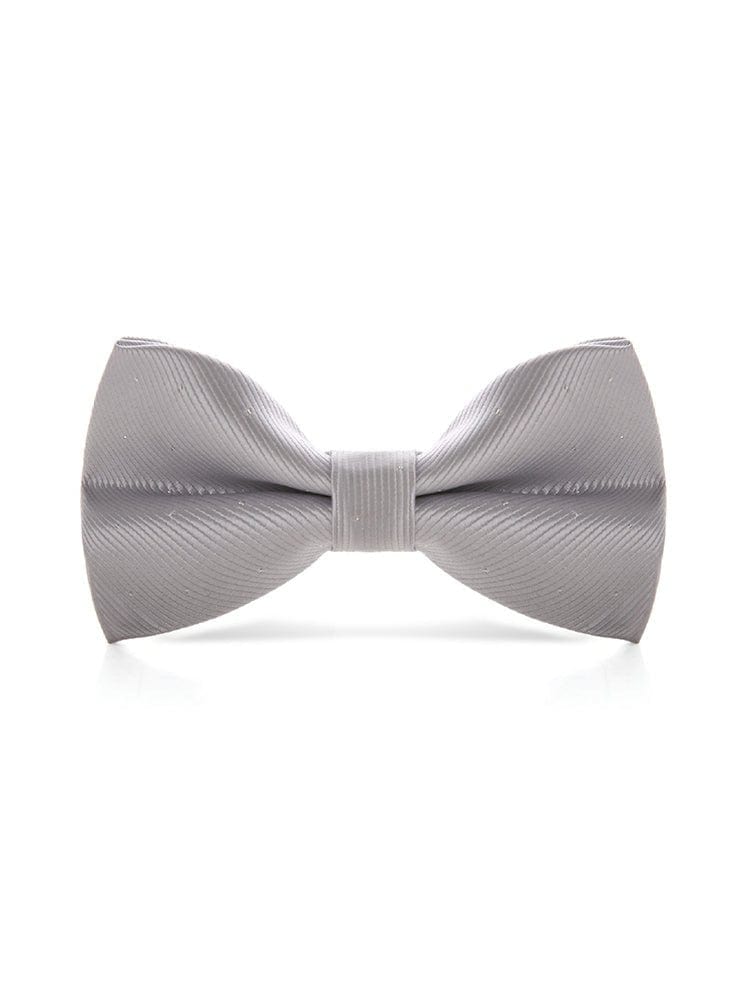 menaful Gray Evening shirt suit bow tie
