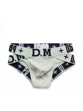 menaful Gray / M Low Waist Sexy Men's High Briefs