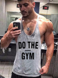 menaful Gray / M Men's Round Neck Strappy Vest