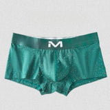 Menaful™ green / M Men's Breathable Galaxy Print Boxer Briefs