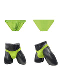 menaful Green / M Sexy Breathable Men's Low Waist Sports Briefs