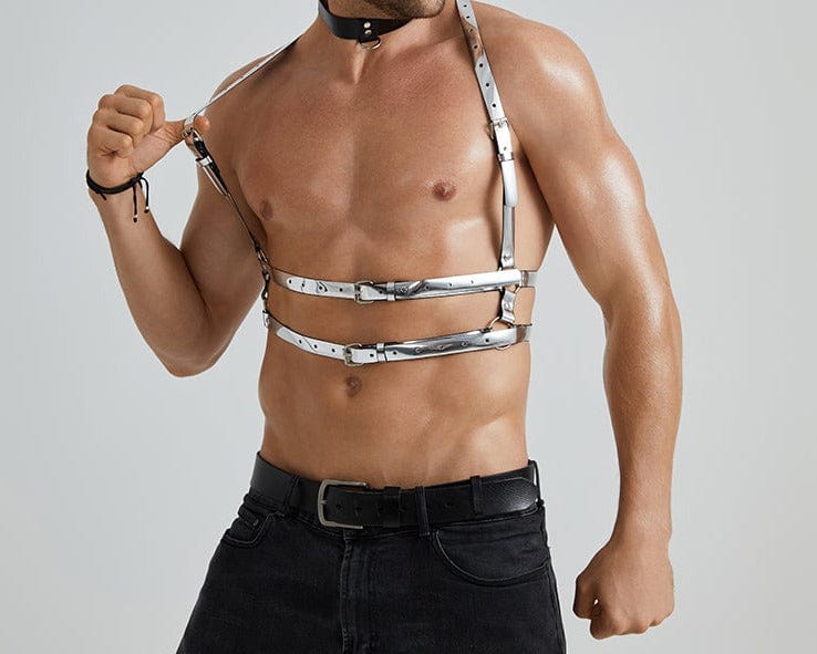 menaful Handsome Punk Double Belts
