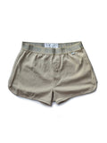 menaful Khaki / M Men's Low Waist Sexy Home Plus Size Boxer Shorts