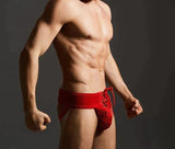 menaful Lace-Up Camo Sexy Jockstrap