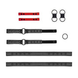 menaful Letter Circle Genuine Leather Bulldog Harness