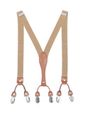 menaful Light Brown Two-layer British Shoulder Strap