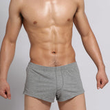 Menaful™ light gray / M Men's Casual Cotton Athletic Shorts