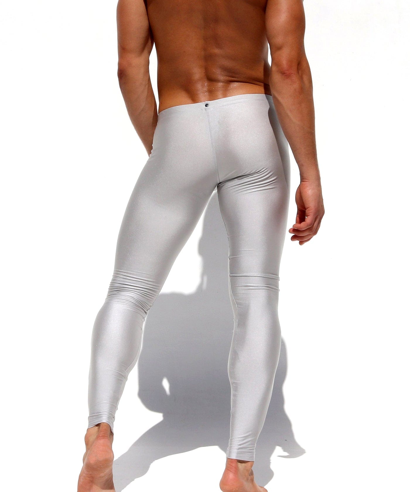 menaful Low Waist Men's Elastic Leggings