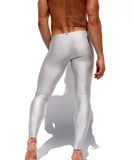 menaful Low Waist Men's Elastic Leggings