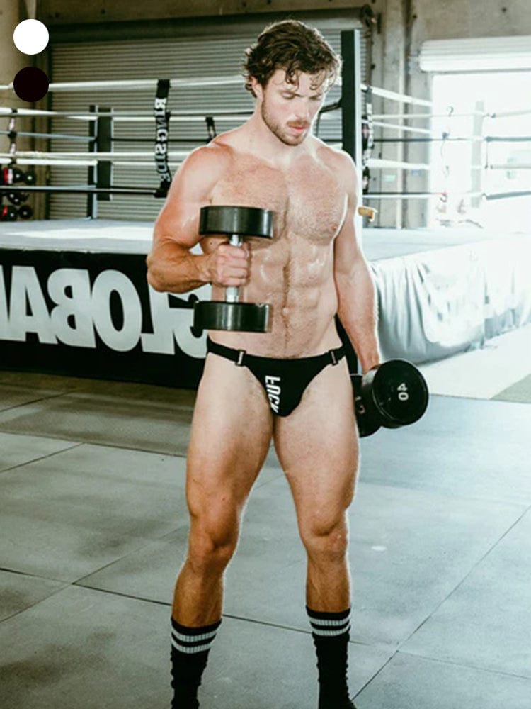menaful Low Waist Sexy Solid Color Jockstrap