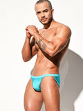 menaful Low Waist Shiny Swim Bikini