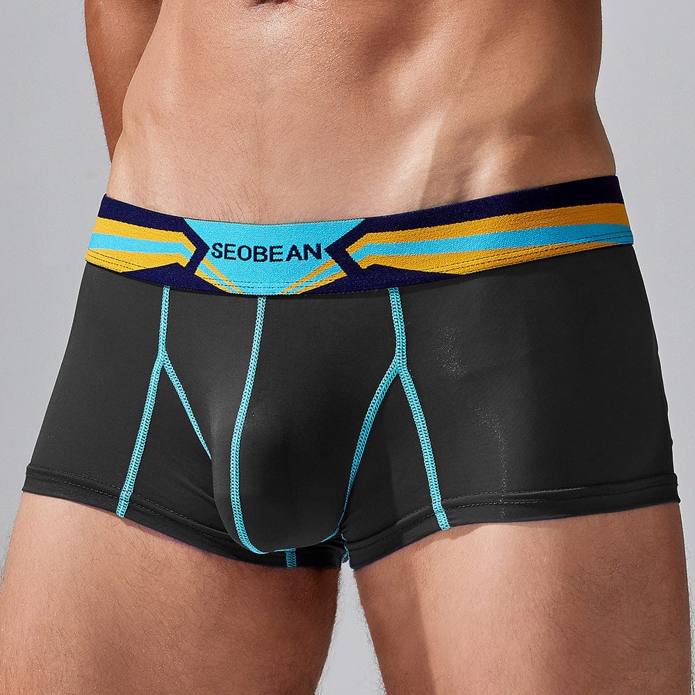 Menaful™ Men's Breathable Striped Boxer Briefs