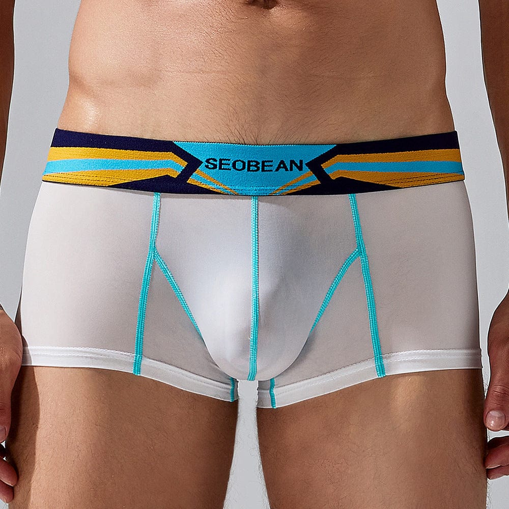 Menaful™ Men's Breathable Striped Boxer Briefs