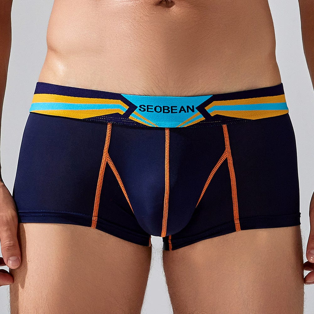 Menaful™ Men's Breathable Striped Boxer Briefs