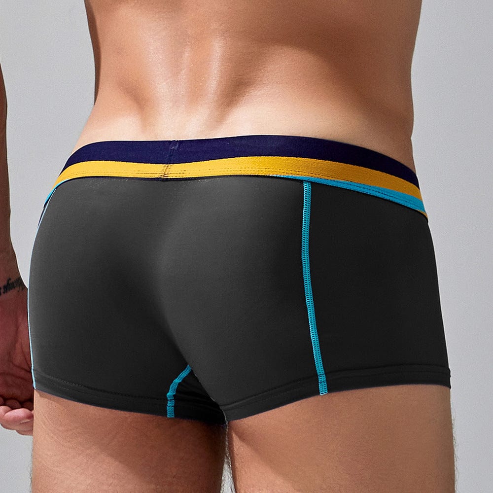 Menaful™ Men's Breathable Striped Boxer Briefs