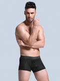 menaful Men's Capsule Mesh Midriff Dual Pouch Trunks